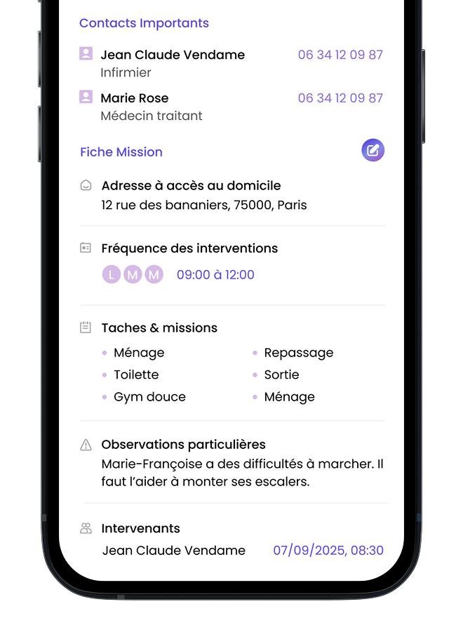 Un cahier de suivi dynamique